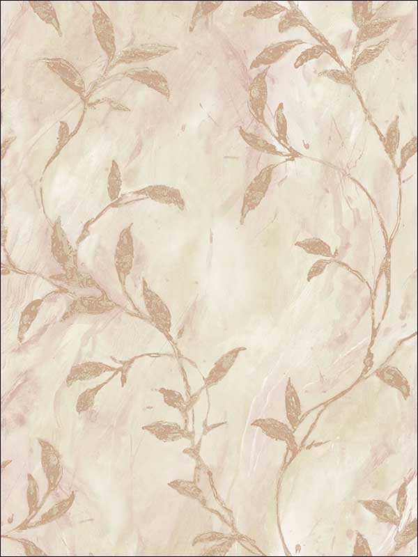 Wheatstone wallpaper in pink color - pattern number MW31201 - by Seabrook in the Metalworks collection