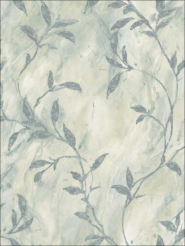 Wheatstone wallpaper in green color - pattern number MW31204 - by Seabrook in the Metalworks collection