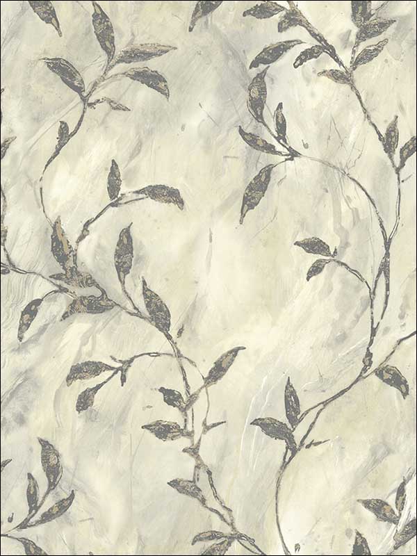 Wheatstone wallpaper in silver pewter color - pattern number MW31205 - by Seabrook in the Metalworks collection