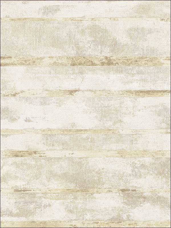 Otis wallpaper in gold color - pattern number MW31705 - by Seabrook in the Metalworks collection