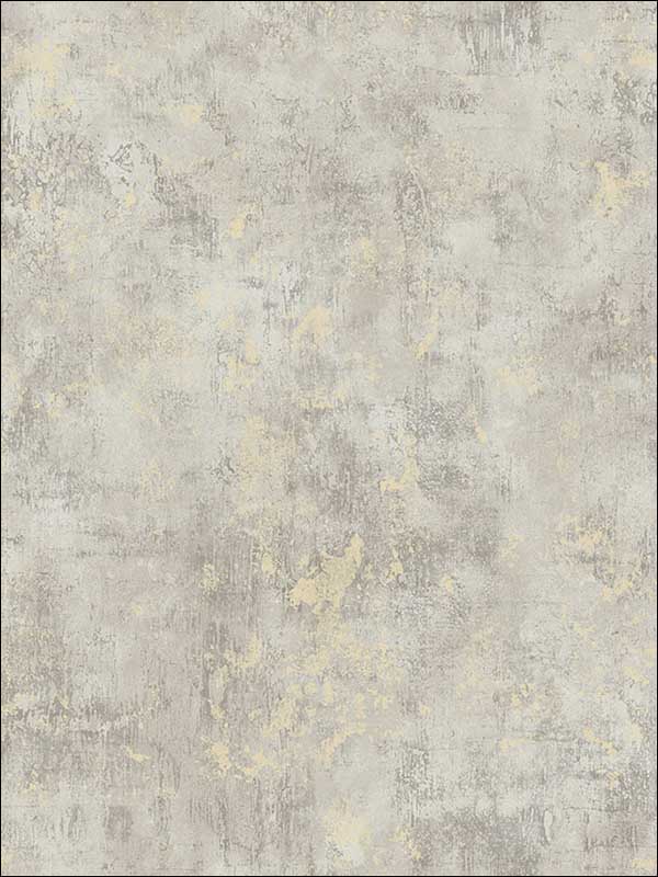 Wright Stucco wallpaper in silver pewter color - pattern number MW32000 - by Seabrook in the Metalworks collection