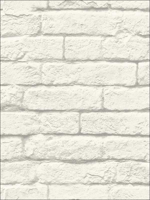 Brick and Mortar fabric in white and grey color - pattern number MH1555 - by Magnolia Home by Joanna Gaines in the Magnolia Home collection