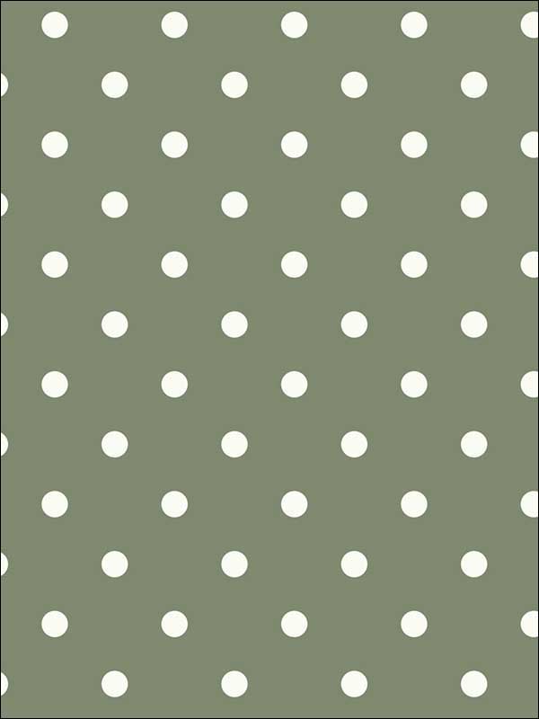 Dots on Dots fabric in white and green color - pattern number MH1580 - by Magnolia Home by Joanna Gaines in the Magnolia Home collection