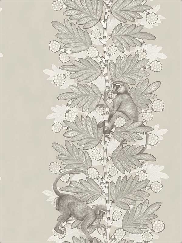Acacia fabric in stone and white berries color - pattern number 109/11054.CS.0 - by Cole and Son in the The Ardmore Collection collection
