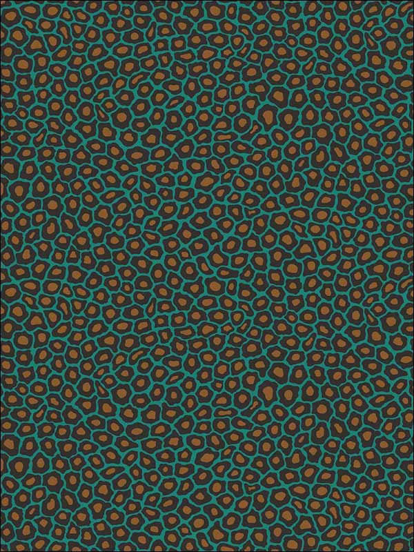 Senzo Spot fabric in petrol color - pattern number 109/6033.CS.0 - by Cole and Son in the The Ardmore Collection collection