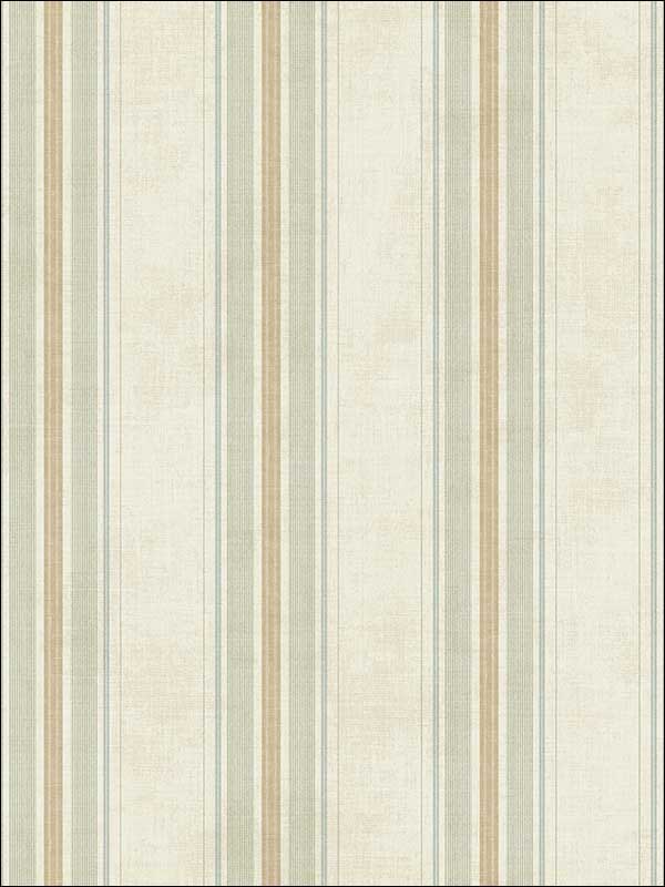Vintage Stripe fabric in warm neutral color - pattern number MV80302 - by Wallquest in the Vintage Home II collection