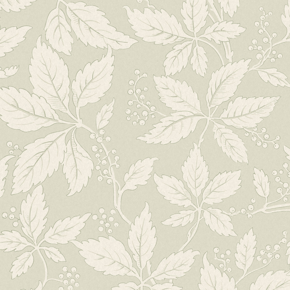 Vildvin wallpaper in leaf color - pattern number 2029 - by Schumacher in the Borastapeter collection
