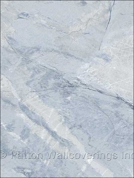 Carrara Marble fabric in blue color - pattern number LL29529 - by Patton Norwall in the Illusions 2 collection