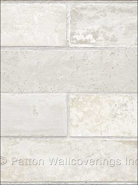 Brick fabric in cream color - pattern number LL29532 - by Patton Norwall in the Illusions 2 collection