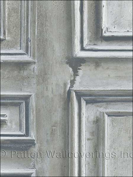 Weathered Wood Panel fabric in slate color - pattern number LL36214 - by Patton Norwall in the Illusions 2 collection