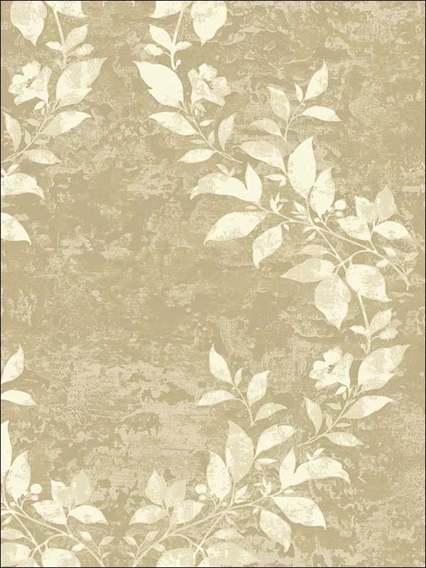 Oakdale fabric in sepia and cream color - pattern number CR75106 - by Carl Robinson in the Carl Robinson 15 Sea Glass collection