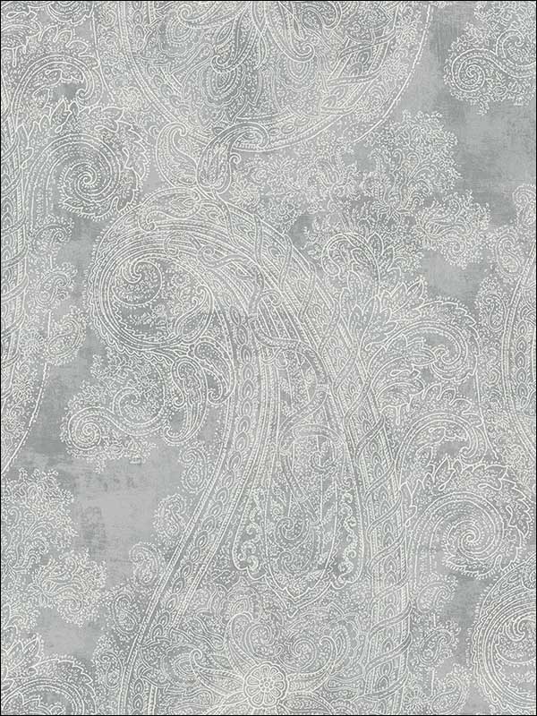 Ogilby fabric in dark gray and powder color - pattern number CR75208 - by Carl Robinson in the Carl Robinson 15 Sea Glass collection