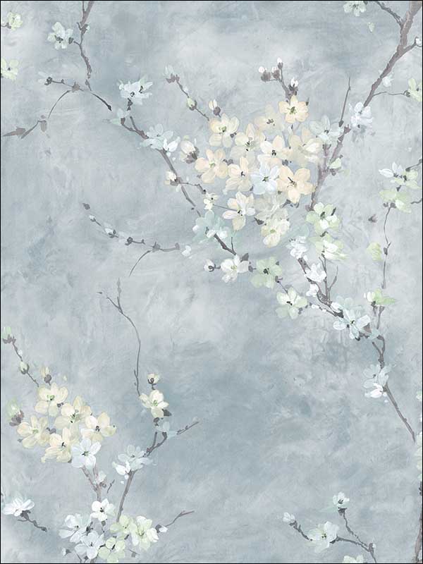 Ogden fabric in steel blue and sage color - pattern number CR75502 - by Carl Robinson in the Carl Robinson 15 Sea Glass collection