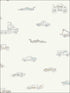 Traffic Jam fabric in blue and gray color - pattern number FA40308 - by Seabrook in the Playdate Adventure collection