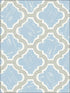 Racetrack Ogee fabric in lime green and powder blue color - pattern number FA40402 - by Seabrook in the Playdate Adventure collection