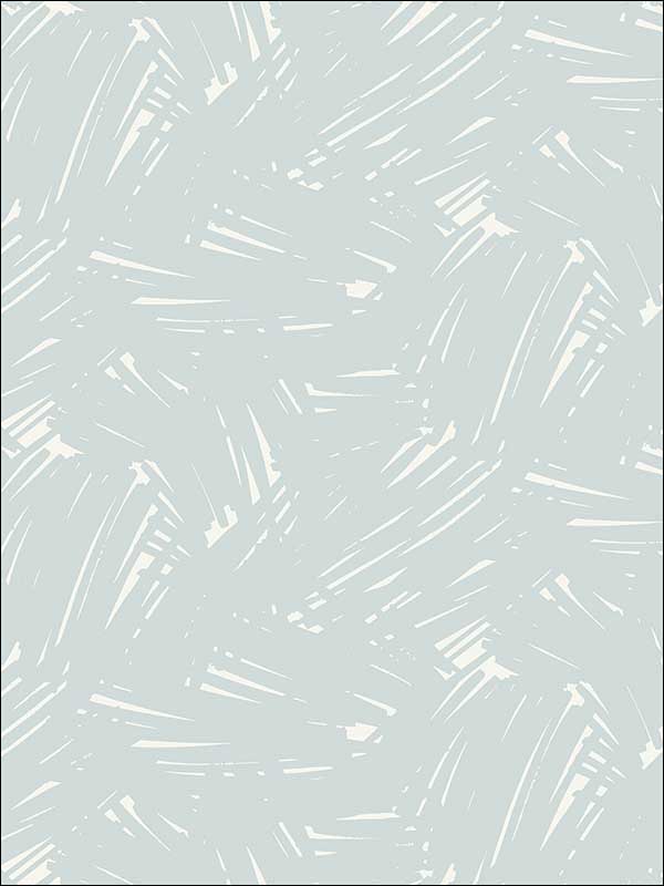 Turf Brushstroke fabric in powder blue and white color - pattern number FA40508 - by Seabrook in the Playdate Adventure collection
