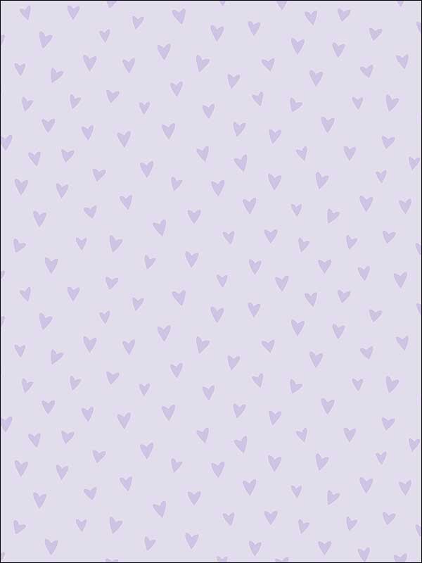 Sparkle Heart fabric in lilac glitter color - pattern number FA41709 - by Seabrook in the Playdate Adventure collection