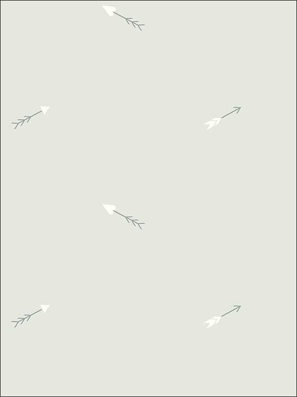 Hearts and Darts fabric in gray and white color - pattern number FA42308 - by Seabrook in the Playdate Adventure collection