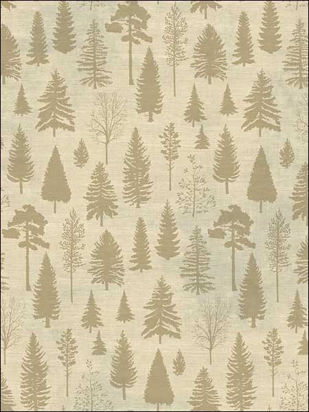 Colorado Pines fabric in 50701 color - pattern number TH50701 - by Pelican Prints in the Destination USA collection