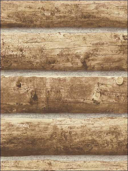 Colorado Wood Logs wallpaper in 50801 color - pattern number TH50801 - by Pelican Prints in the Destination USA collection