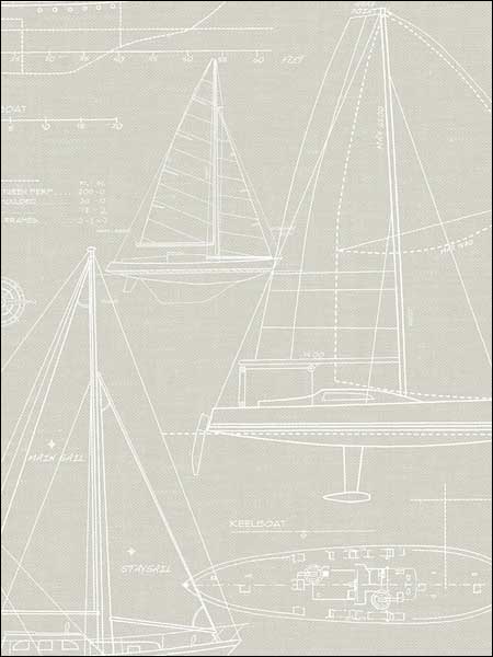 Cape Cod Boats fabric in 51417 color - pattern number TH51417 - by Pelican Prints in the Destination USA collection