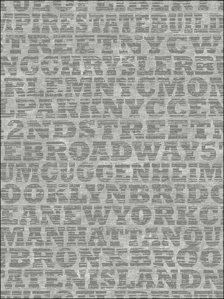 New York Words fabric in 53208 color - pattern number TH53208 - by Pelican Prints in the Destination USA collection