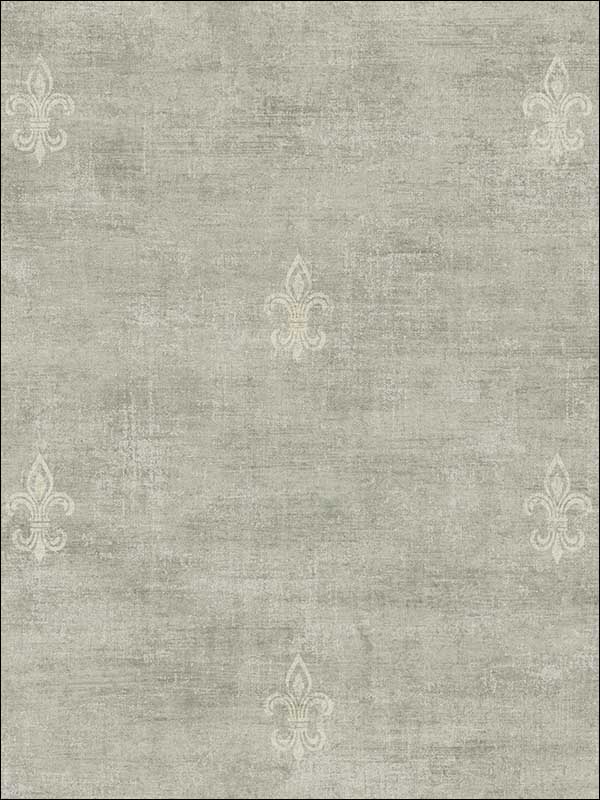 Fleur De Lys with Faux Finish Textured fabric in 10608 color - pattern number RC10608 - by Wallquest in the Textures 27 in Type II Wallcoverings collection