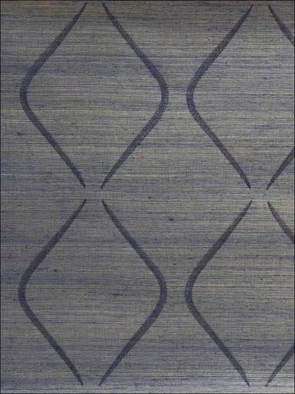Marquise wallpaper in indigo color - pattern number DL2903 - by Candice Olson in the Candice Olson Natural Splendor collection