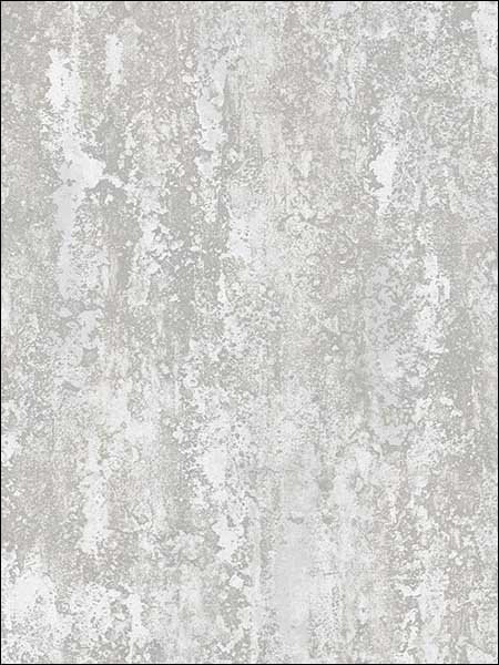 In register Plaster Effect fabric in metallic silver grey color - pattern number IM36433 - by Patton Norwall in the Silk Impressions 2 collection