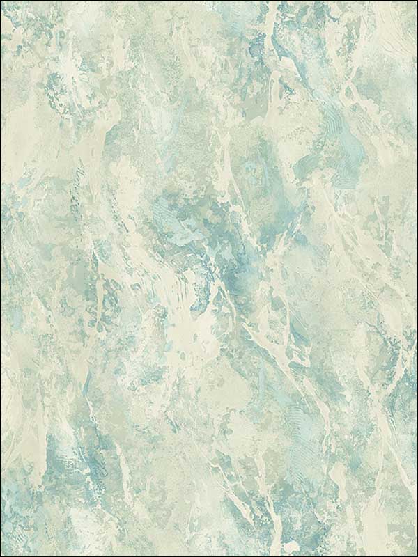 Paint Splatter fabric in metallic blue and pearl color - pattern number FI70204 - by Seabrook in the French Impressionist collection