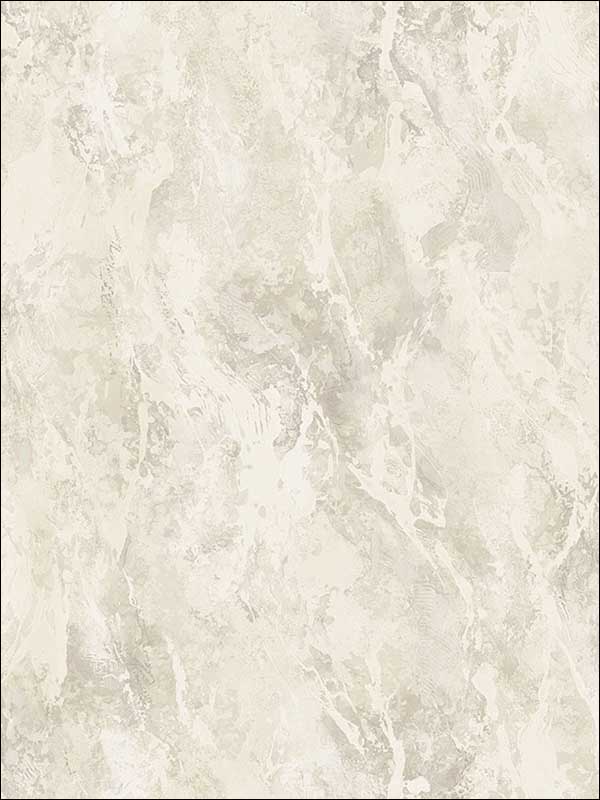 Paint Splatter fabric in metallic champagne white and tan color - pattern number FI70207 - by Seabrook in the French Impressionist collection