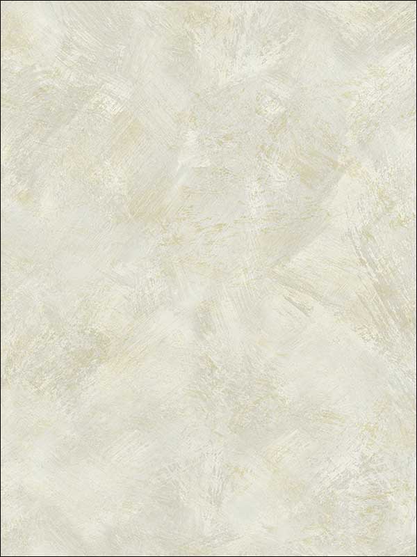 Faux wallpaper in metallic champagne and white color - pattern number FI70907 - by Seabrook in the French Impressionist collection