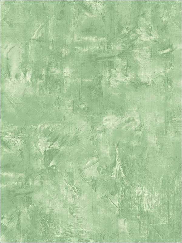 Vinyl Faux wallpaper in sage green color - pattern number FI72114 - by Seabrook in the French Impressionist collection
