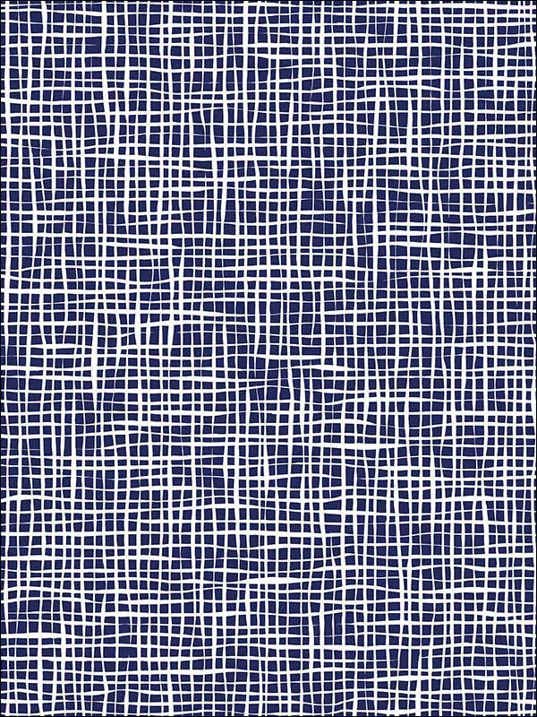 Shanti Grid fabric in blue color - pattern number 2764-24330 - by A Street Prints in the Mistral collection