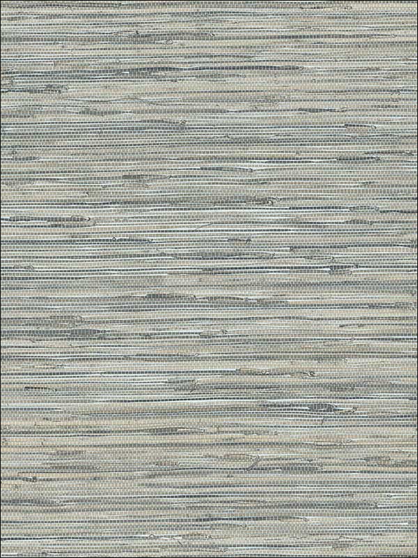 Grasscloth fabric in blue taupe color - pattern number NT33703 - by Patton Norwall in the Wall Finishes collection