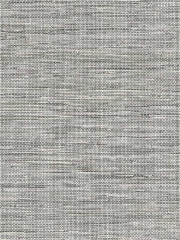 Grasscloth fabric in grey color - pattern number NT33705 - by Patton Norwall in the Wall Finishes collection
