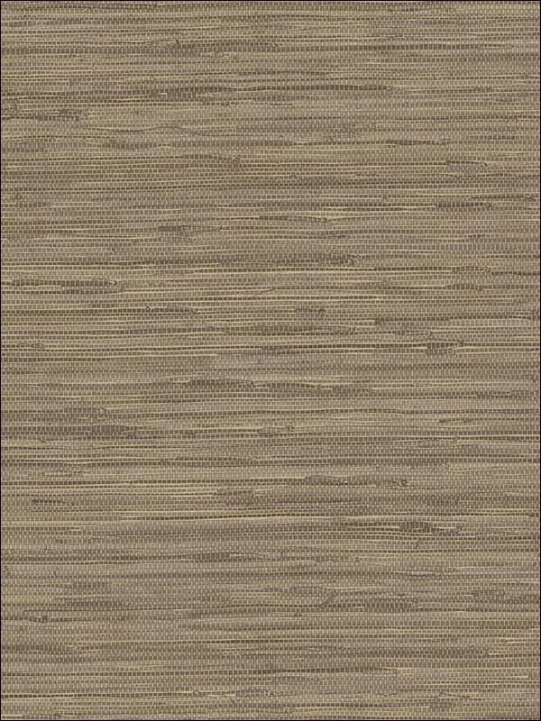Grasscloth fabric in brown color - pattern number NT33709 - by Patton Norwall in the Wall Finishes collection