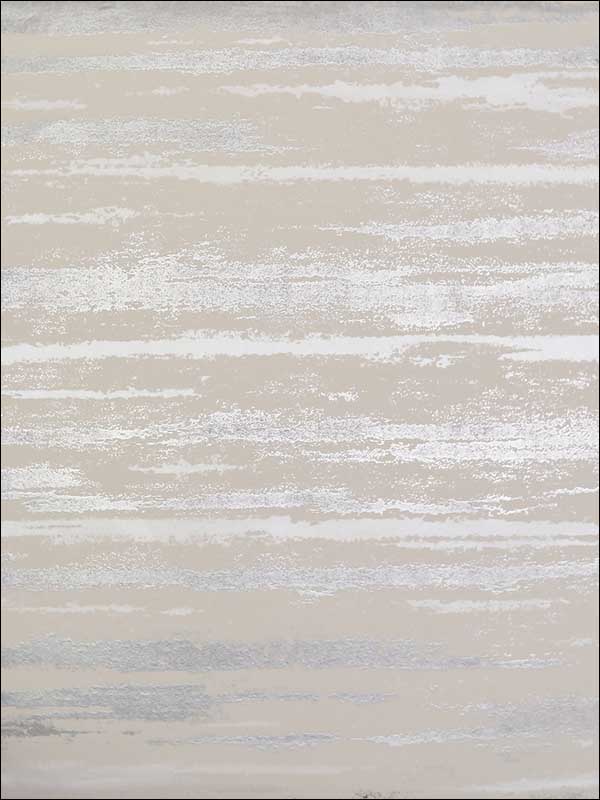 Atmosphere fabric in beige and silver color - pattern number NW3542 - by Antonina Vella in the Modern Metals collection