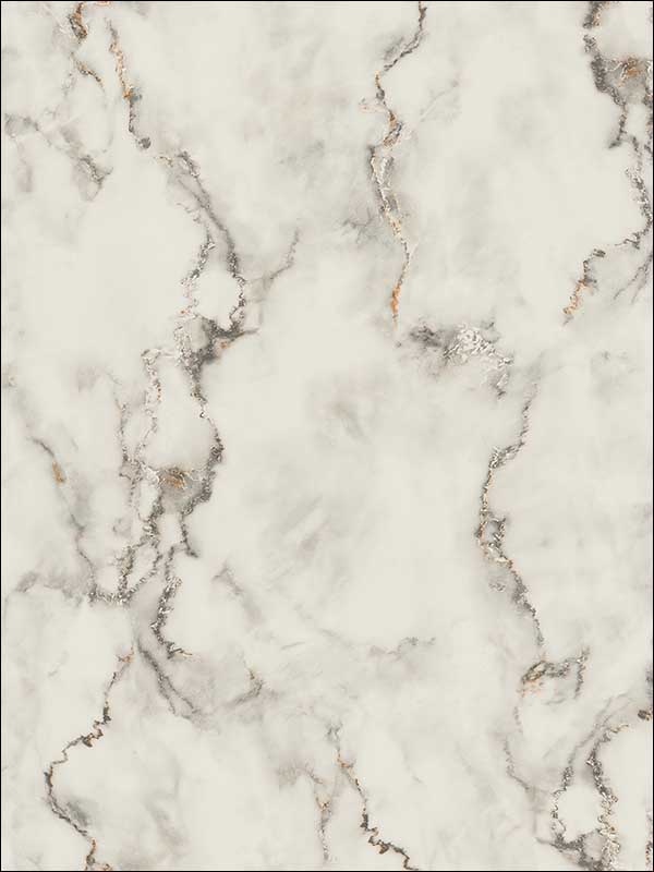 Marble fabric in copper and bronze color - pattern number MS90506 - by Pelican Prints in the Brownstone collection