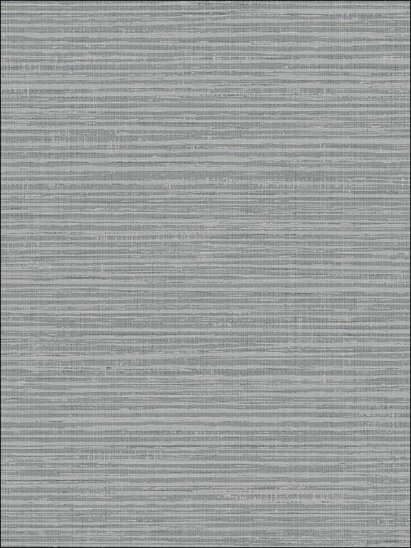 Grasscloth String fabric in gray color - pattern number MS90603 - by Pelican Prints in the Brownstone collection
