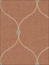 Framework fabric in copper and bronze color - pattern number MS90703 - by Pelican Prints in the Brownstone collection