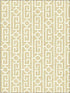 Greek Key fabric in gold color - pattern number MS91105 - by Pelican Prints in the Brownstone collection