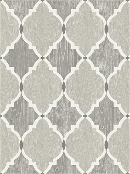 Inlay fabric in sand washed color - pattern number JB20306 - by Wallquest in the Woodlands Resource by Daisy Bennett collection