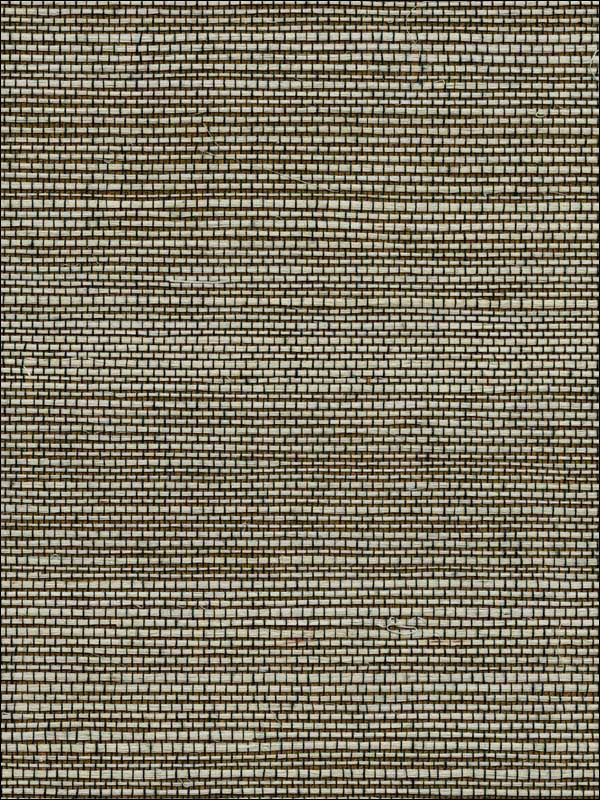 Yunnan Grasscloth fabric in brown color - pattern number 2732-65409 - by Kenneth James in the Canton Road Grasscloth collection