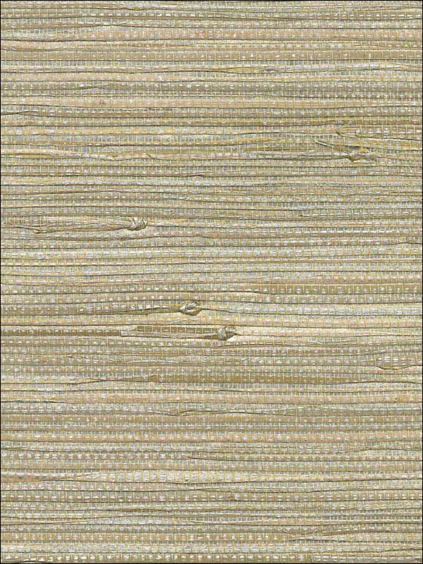 Iriga Grasscloth wallpaper in platinum color - pattern number 2732-80002 - by Kenneth James in the Canton Road Grasscloth collection