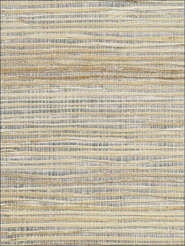 Luzhou Grasscloth wallpaper in silver color - pattern number 2732-80004 - by Kenneth James in the Canton Road Grasscloth collection