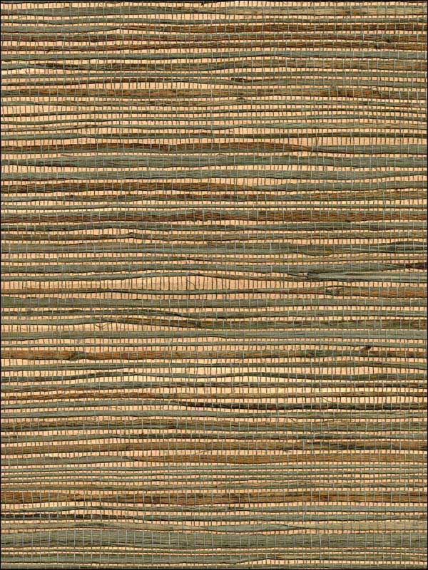 Ozamiz Grasscloth fabric in copper color - pattern number 2732-80039 - by Kenneth James in the Canton Road Grasscloth collection