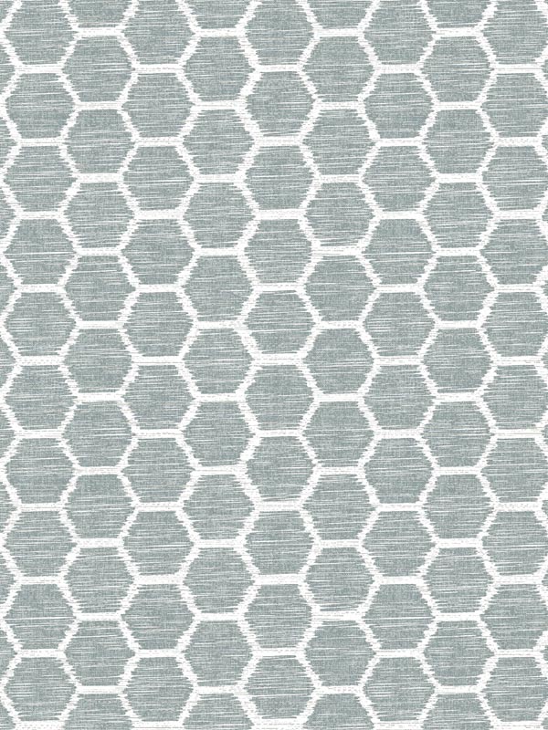 Aura Honeycomb fabric in teal color - pattern number 2793-24710 - by A Street Prints in the Celadon collection