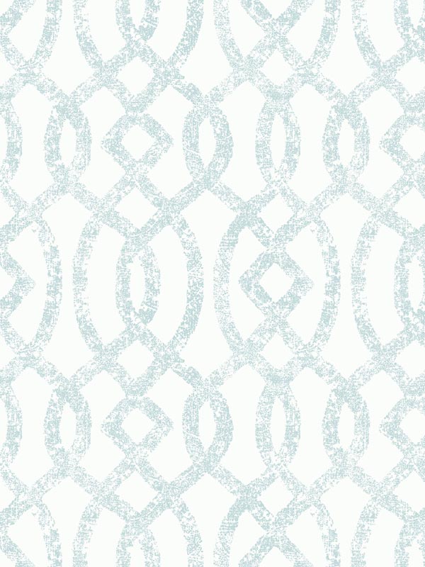 Ethereal Trellis fabric in sky blue color - pattern number 2793-24723 - by A Street Prints in the Celadon collection