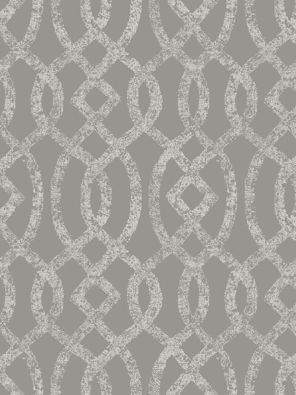Ethereal Trellis fabric in grey color - pattern number 2793-24725 - by A Street Prints in the Celadon collection